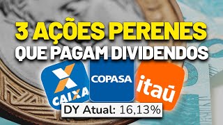 ATÉ 16 DE DIVIDEND YIELD GRANDES DIVIDENDOS NA COPASA CSMG3 ITAÚ ITUB3 e CAIXA SEGURIDADE CXSE3 [upl. by Watson]