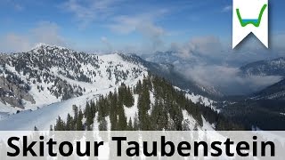 Skitour Taubenstein  Tour am Spitzingsee mit Bergwasser Rafting [upl. by Nonnelg313]