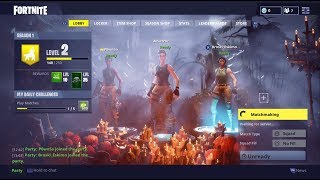 OLD Fortnite Gameplay CHAPTER 1 SEASON 1 HALLOWEEN 2017 Footage Old Map  Fortnite Battle Royale [upl. by Bobker]