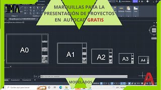 Marquillas para AutoCAD totalmente GRATISinsertar cajetín en presentación de AutoCAD [upl. by Merrily302]