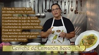 Ceviche de camaron seco [upl. by Evante]