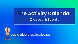 The Activity Calendar  Classes and Events [upl. by Bambie]