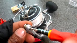 How to repair line roller for Shimano spinning reel  Diy line roller replacement [upl. by Kosak79]