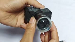 review senter kepala led zoom 306 jarak jauh [upl. by Eibloc]