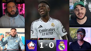 LE RÉACTIONS APRES LA DEFAITE DU REAL MADRID 10 FACE A LILLE EN LIGUE DES CHAMPIONS [upl. by Yesor]