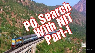 PO search with NIT PartI [upl. by Halet896]