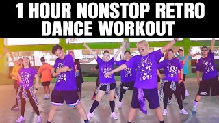 1 HOUR NONSTOP RETRO DANCE WORKOUT  BMD CREW [upl. by Eiddal]