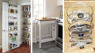 12 Easy Small Kitchen Storage Ideas [upl. by Enitselec]