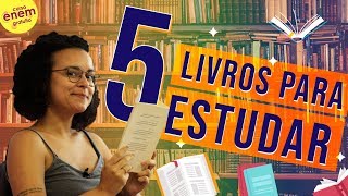 5 LIVROS PARA ESTUDAR PARA O ENEM [upl. by Wolfram]