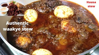 The Best Ghanaian WAAKYE STEW hausa stew [upl. by Are]