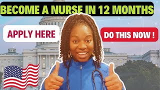 How to Become a Nurse in the USA in 12 18 months  Steps to Apply for accelerated BSN [upl. by Cerelly]