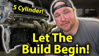 5 Cylinder 944 Build  Part 1 Porsche 944 07K Swap [upl. by Golightly]