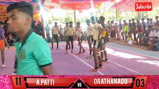 3rd Round ORATHANADU VS AKKAMPATTI  VALAPPAKUDI THIRUVAIYARU DISTRICT [upl. by Aikan]