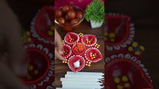 Diwali Diya🪔 Life Hack  Candle Diya shorts minkutinku lifehacks candy chocolate diwali [upl. by Firman230]