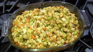 Turkey Stuffing Recipe Turkey Dressing [upl. by Alexandro]