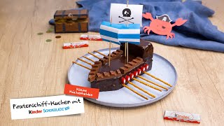 PiratenschiffKuchen mit kinder Schokolade [upl. by Myrilla]