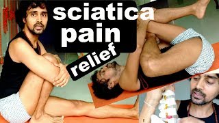 Sciatica Pain Relief — Immediate Effect साइटिका घरेलु उपचार इलाज़ [upl. by Nauqahs252]