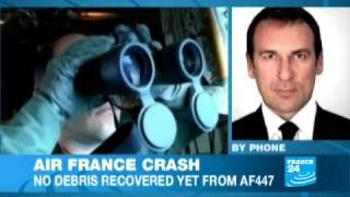 Air France crash no debris recovered yet from AF447 [upl. by Yellah566]