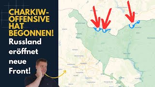 CharkiwOffensive Russland eröffnet neue Front Ukraine Lagebericht 301 und QampA [upl. by Nomyad]