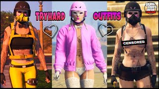 💖PACK 3 Conjuntos Tryhard TUTORIAL COMPLETO GTA V Online PS4XBOX ONEPC [upl. by Sorcim]