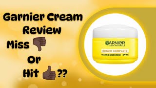 Garnier Cream Honest Review AampK Beauty Bazar [upl. by Erving]