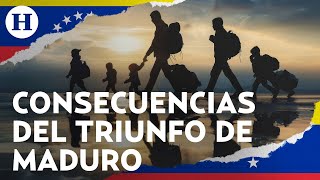 ¿Triunfo de Maduro generará caos en Latinoamérica y EU Experta prevé crecimiento de la migración [upl. by Amirak]