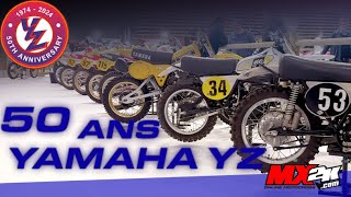 50 ans dhistoire de la YAMAHA YZ [upl. by Melisa]