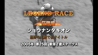 【競馬】【ショウナンタキオン】直線だけで16頭をゴボウ抜き！05年新潟2歳S  netkeibacom [upl. by Treiber]