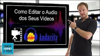 Como Editar o Audio de um Video  Melhor forma de editar audio do video [upl. by Ellirpa]