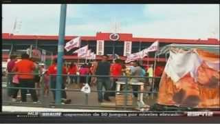 El Color de Faitelson en Veracruz vs Jaguares J1 A2013 Julio20 Espn [upl. by Ecinom]