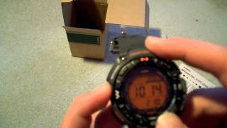 Casio Protrek  Pathfinder PRG2408ER Solar Watch  Unboxing amp Review [upl. by Husain]