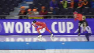 20161210 WC4 Heerenveen Hege Bøkko på 500meter [upl. by Saisoj]