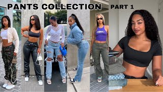 PANTS COLLECTION HAUL  PART 1 [upl. by Aikemahs317]