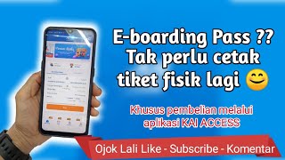 Cara menggunakan Eboarding Pass kaiaccess [upl. by Ellersick]