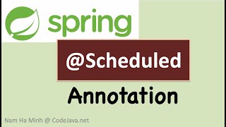 Spring Scheduled Annotation Examples [upl. by Enahsal307]