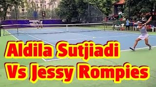 Mandiri Tennis Open Aldila Sutjiadi Vs Jessy Rompies  Womens Singles Semifinal Highlights [upl. by Yokoyama]