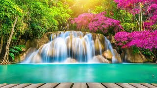 Relaxing Sleep Music for Babies with Beautiful Waterfall Sounds Nature Sounds  Healing Music [upl. by Gurevich313]