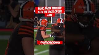 Wow Baker Mayfield Perfects the Laces on a Play Fake [upl. by Mount101]