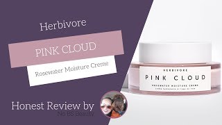 Herbivore Bontainicals ☁☁ PINK CLOUD Rosewater Moisture Creme Review [upl. by Devlin85]