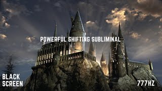 HOGWARTS SHIFTING SUBLIMINAL BLACK SCREEN 777Hz RAIN [upl. by Retnuh]