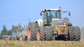 Fendt Vario 927 amp Köckerling Quadro au déchaumage des tournesol en 2014 [upl. by Neerhtak]