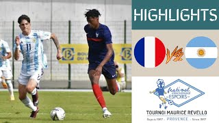 France vs Argentina U20 MauriceRevello Tournament Highlights  Group A [upl. by Ellerud]