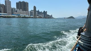 Going cheung chau island by ferry ⛴️ Hong Kong 🇭🇰 [upl. by Nimad802]