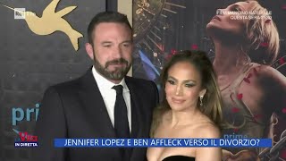 Jennifer Lopez e Ben Affleck verso il divorzio  La Vita in diretta 29052024 [upl. by Bhayani]