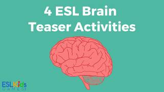 Four ESL Brain Teaser Activities [upl. by Rich]