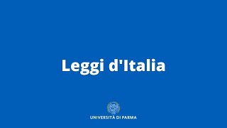 LEGGI DITALIA  Cosè e come funziona [upl. by Adnahsor685]