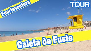 Caleta de Fuste Fuerteventura walking tour [upl. by Willdon951]