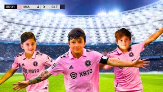 You Wont Believe How Good MESSIs KIDS Thiago Mateo and Ciro Has Become at INTER MIAMI [upl. by Nahgam]