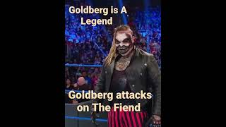 Goldberg attacks on THE FIEND  trending goldberg thefiend trending [upl. by Nena601]