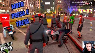 MOTOS APREENDIDAS TRETA E APOIO NA CAPITAL  GTA RP [upl. by Lahcear]